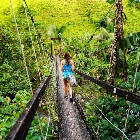 Senderismo en Taveuni, Fiyi.