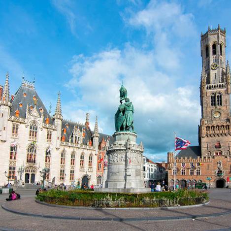 Markt, Brujas, Bélgica