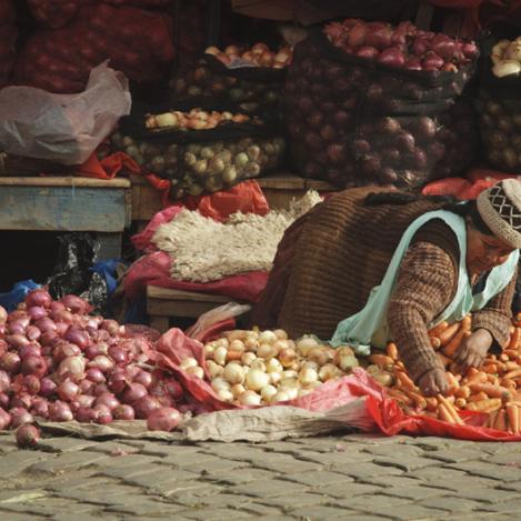 Mercados de La Paz, Bolivia