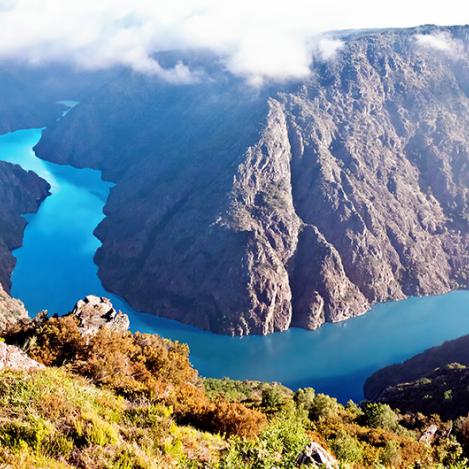 Cañón del Sil, Ribeira Sacra, Galicia, España