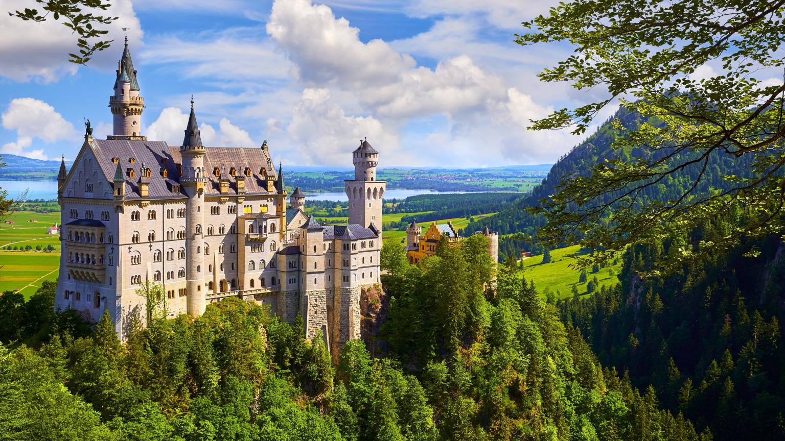 Castillo de Neuschwanstein en Baviera. 