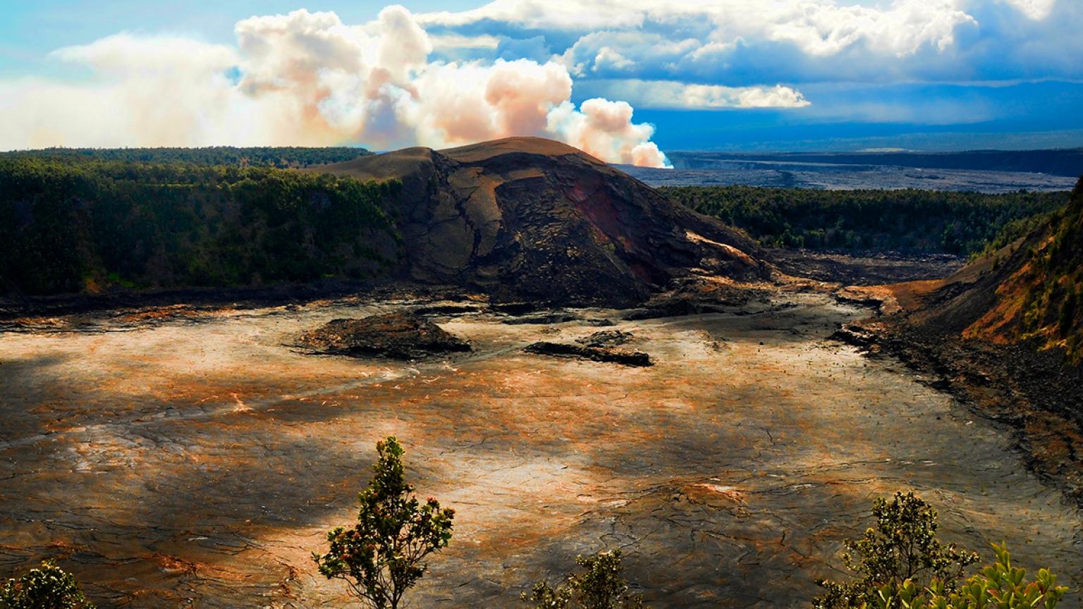 Volcán Kilaua en la Gran Isla de Hawái