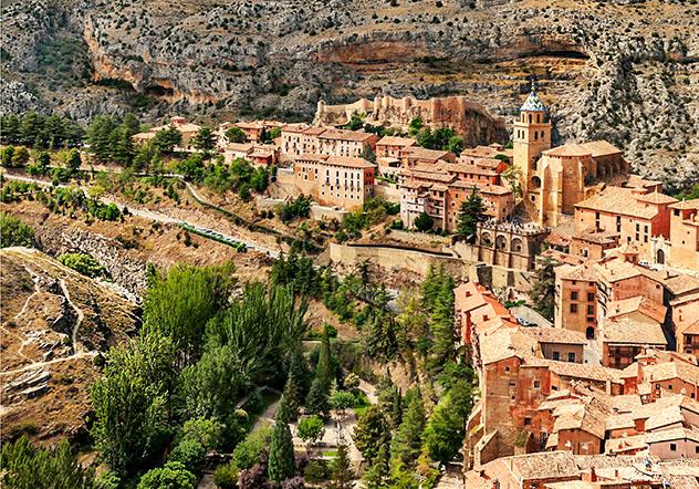Albarracín, Teruel, pueblo del interior de Aragón, España