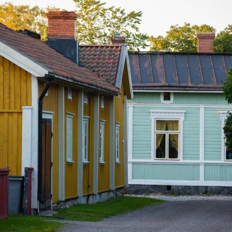 La ciudad vieja de Rauma, Finlandia