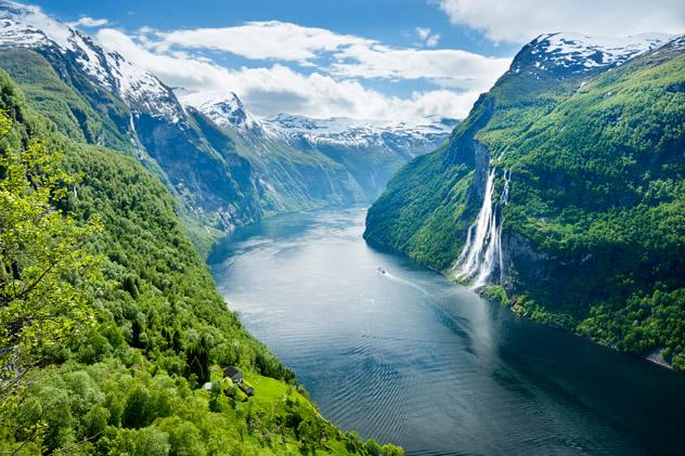 Geirangerfjord, fiordo de Noruega © Justin Foulkes / Lonely Planet