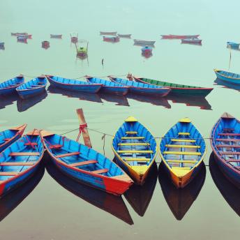Lago Fewa, Pokhara, Nepal