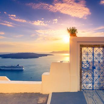 Fira, Islas Griegas