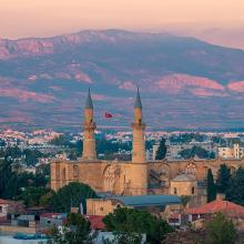 La mezquita Selimiye en el norte de Nicosia