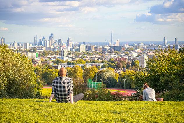 Vistas desde Parliament Hill, Hampstead Heath, Londres, Inglaterra © I Wei Huang / Shutterstock
