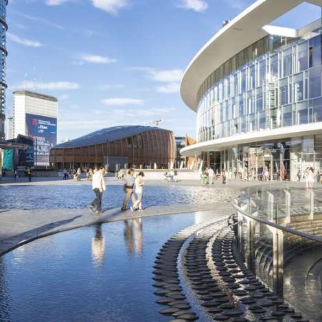 Piazza Gae Aulenti, Milan, Italia