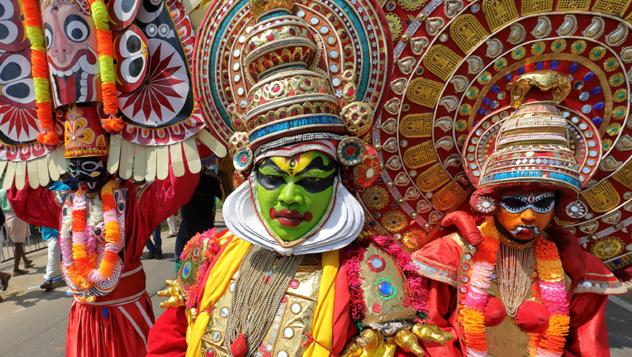 Norte de Kerala, theyyam, Kannur, India © Dietmar Temps / Shutterstock