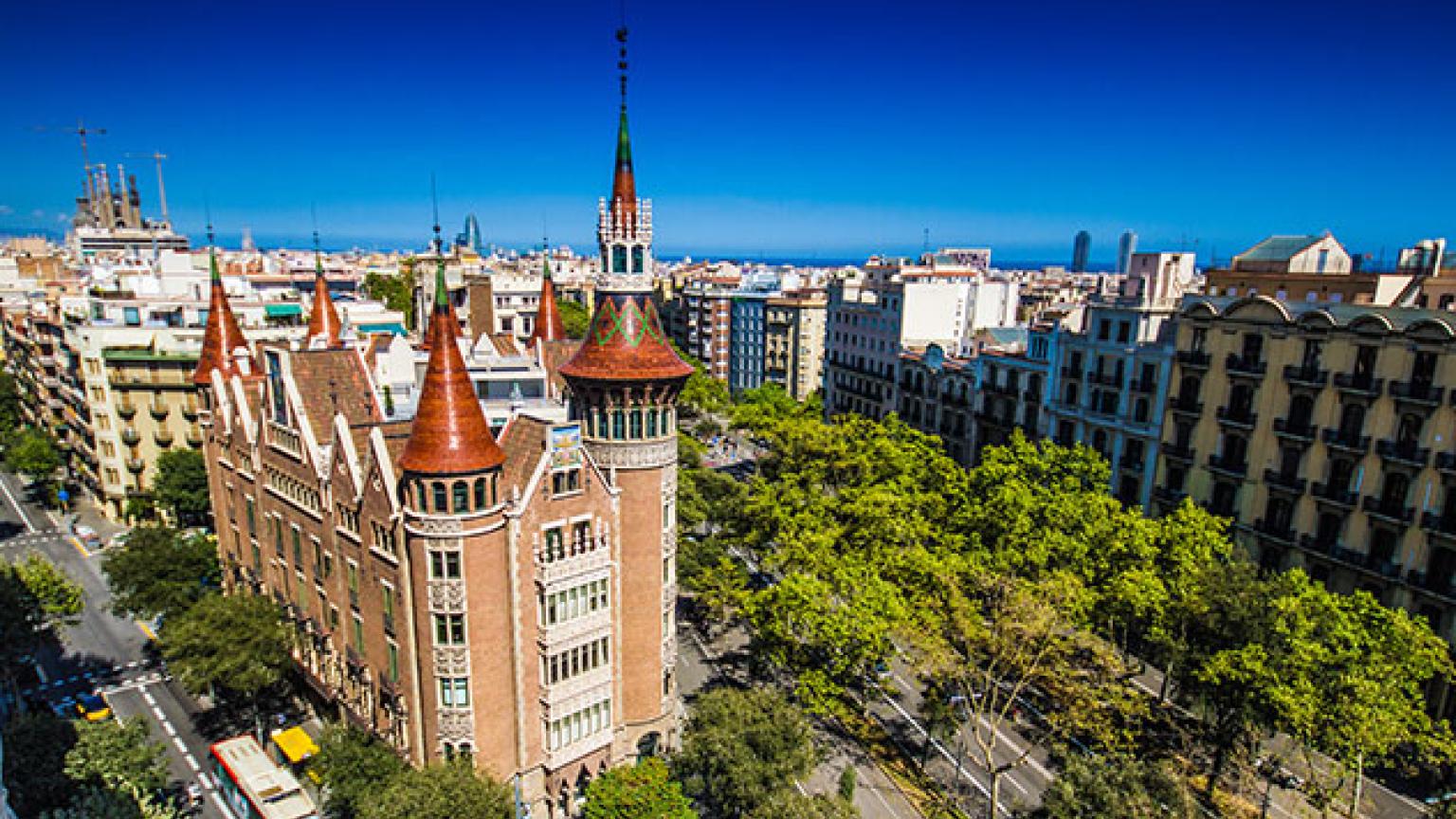 Casa de les Punxes, Barcelona, Cataluña, España