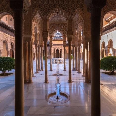 La Alhambra, Granada, España.