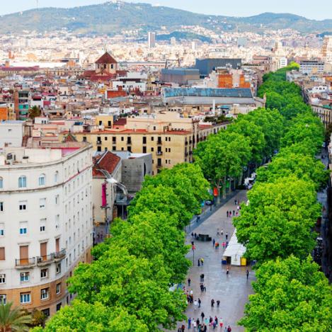 La Rambla, Barcelona, Cataluña, España
