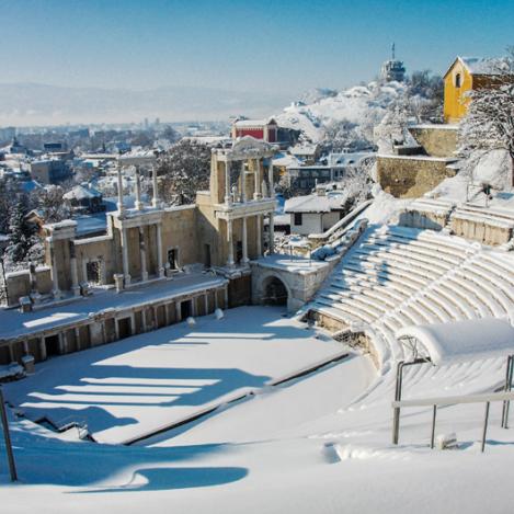 Anfiteatro romano de Plovdiv, Bulgaria
