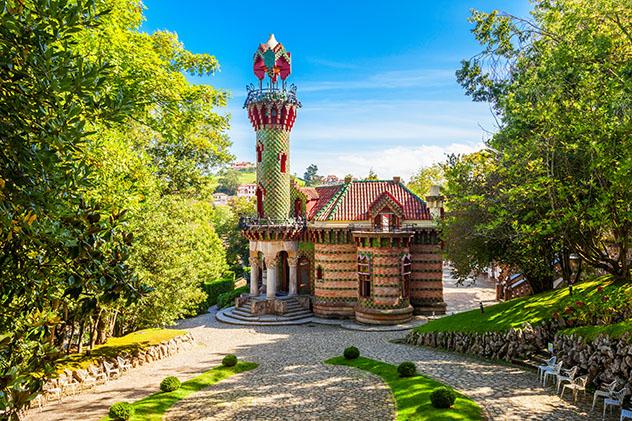 Comillas, pueblo de costa de Cantabria, España