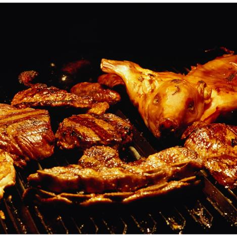 Carnes a la parrilla en Buenos Aires, Argentina