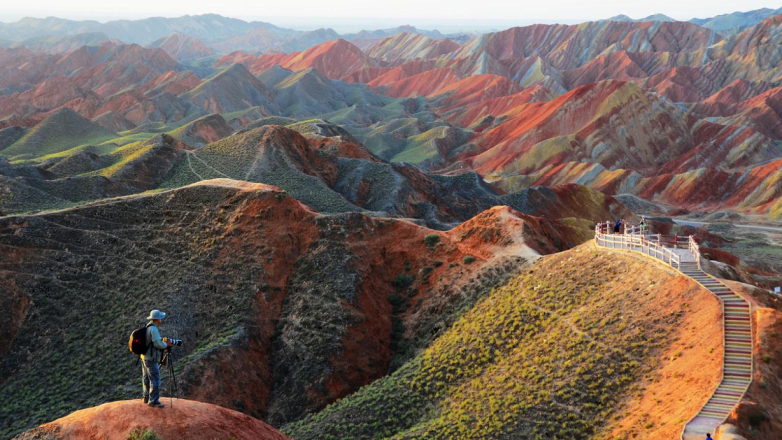 Parque Nacional Danxia, Gansu, China