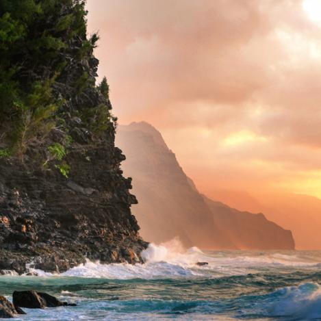 Costa de Na Pali, Hawái