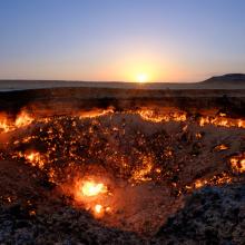 Cráteres Darvaza, Turkmenistán