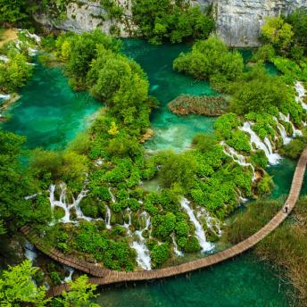 Parque Nacional de los Lagos de Plitvice, Croacia