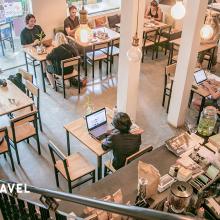 Turismo sostenible: Footprint Café, Siem Reap, Camboya