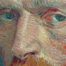  Autorretrato, detalle,, Van Gogh