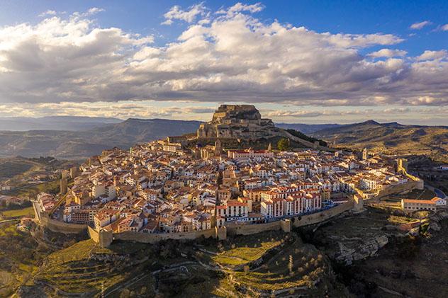 Morella, Castellón, pueblo del interior de la Comunidad Valenciana, España