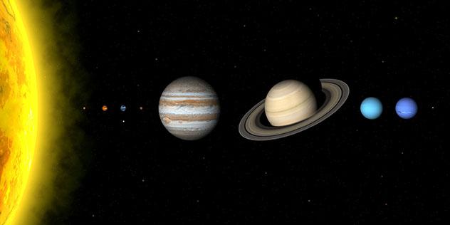 El universo: planetas del sistema solar