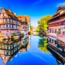 Casas tradicionales en Estrasburgo