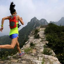 Carrera en la Gran Muralla, China