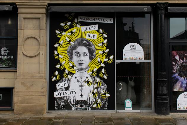 Mural sobre Emmeline Pankhurst, en Mánchester. © John B Hewitt / Shutterstock