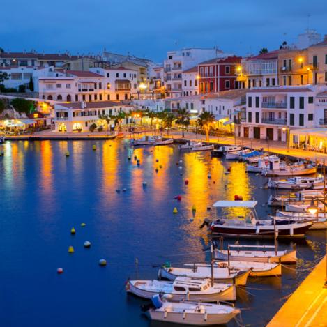 Centro histórico de Maó, Menorca, Baleares, España