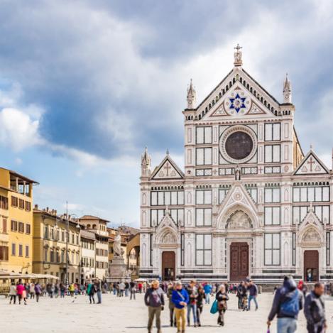 Basilica di Santa Croce, Florencia, Toscana, Italia