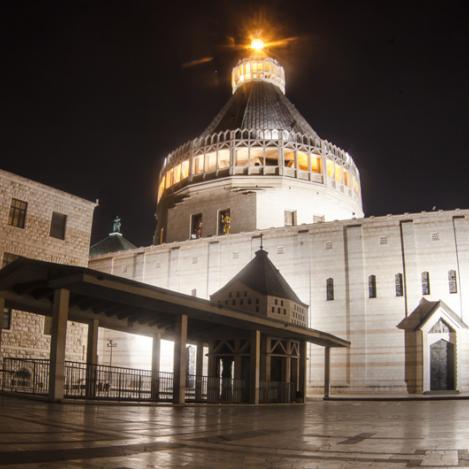 Basílica de la Anunciación en Nazaret, Israel 