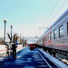 Estación del Transiberiano, Rusia