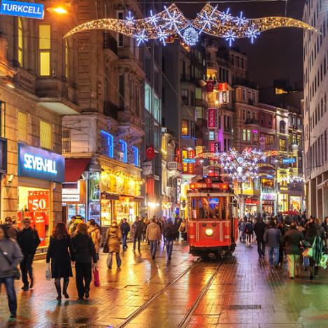 Taksim Istiklal, Estambul, Turquía