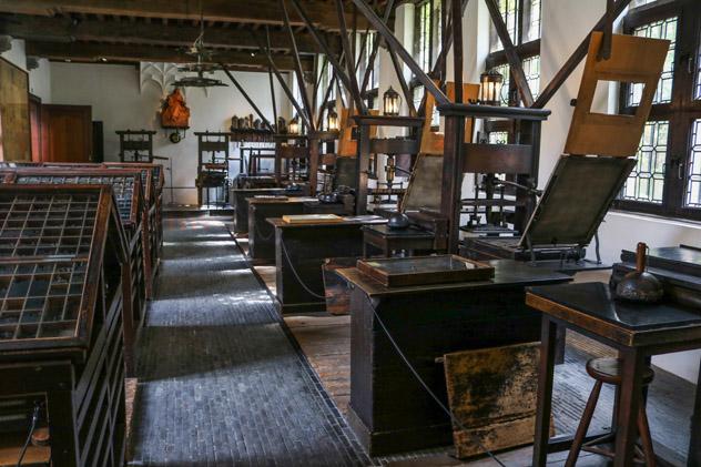 Las imprentas expuestas en el Museo Plantin-Moretus muestran que Amberes era una ciudad progresista, Bélgica © Bram Reusen / Shutterstock