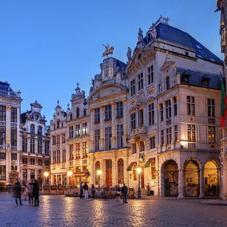 Grand Place e Ilôt Sacré, Bruselas, Bélgica