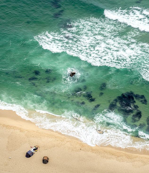 Corea del Sur: playa Gyeongpo, Gangneung