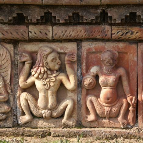 Ruinas del monasterio de Paharpur, Bangladés