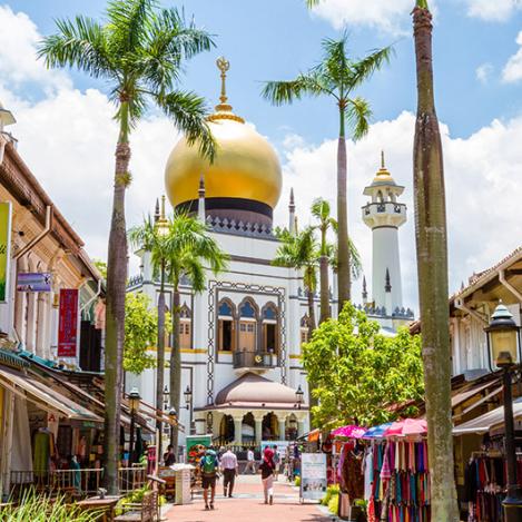 Kampong Glam, Mezquita del Sultán, Singapur