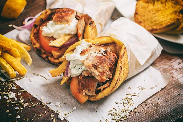 Un viaje gastronómico a Grecia: gyros