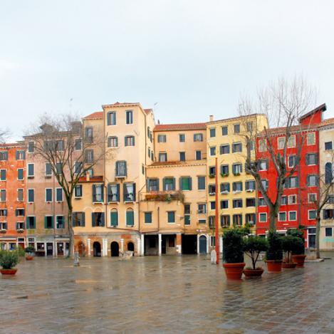 Campo del Ghetto Nuovo, Venecia, Italia