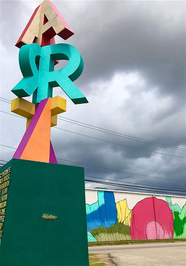 Houston creativa: escultura en Sawyer Yards
