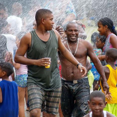 'Mojadera', fiesta en Portobelo, Panamá