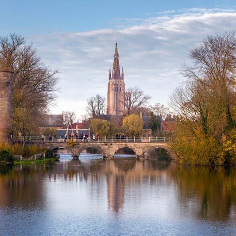 Minnewater, Brujas, Bélgica
