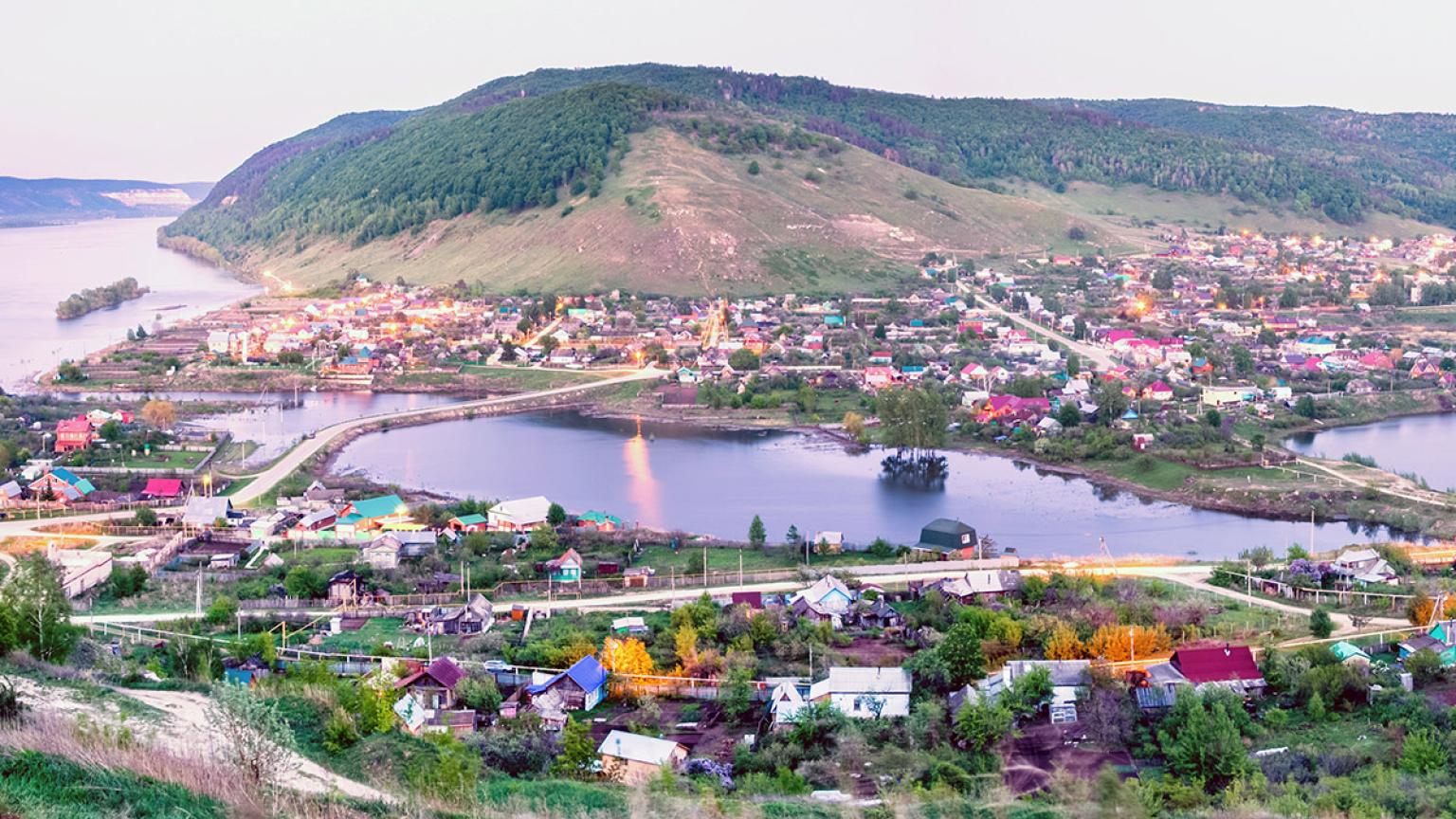 Shiryaevo, pueblo de la región de Samara, región del Volga, Rusia