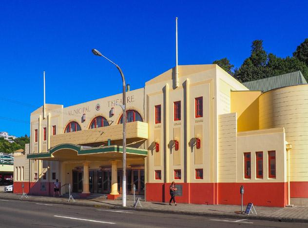 El Teatro Municipal de Napier, claro ejemplo de arquitectura 