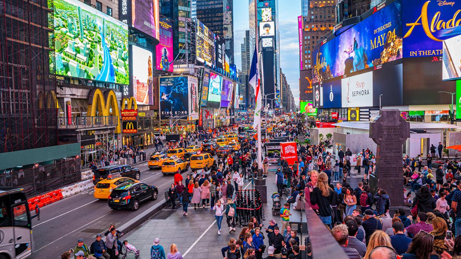 Viajeros en Nueva York